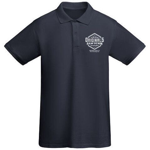 Prince Poloshirt aus Bio-Baumwolle für Herren, Navy Blue bedrucken, Art.-Nr. R66171R1