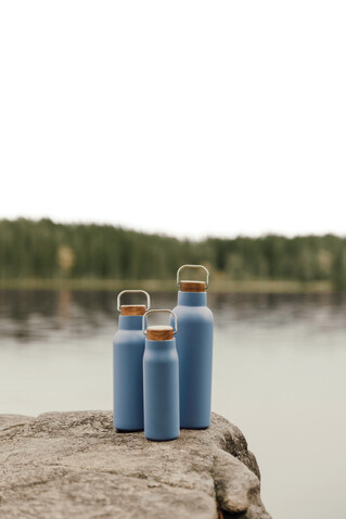 VINGA Ciro RCS recycelte Vakuumflasche 300ml blau bedrucken, Art.-Nr. V430045 VINGA Ciro RCS recycelte Vakuumflasche 300ml blau bedrucken, Art.-Nr. V430045