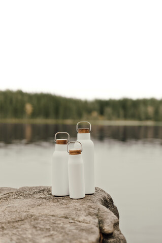 VINGA Ciro RCS recycelte Vakuumflasche 300ml weiß bedrucken, Art.-Nr. V430043 VINGA Ciro RCS recycelte Vakuumflasche 300ml weiß bedrucken, Art.-Nr. V430043