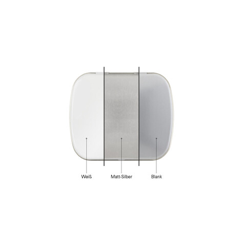 Klappdose, silber-blank, Traubenzuckerquadrate bedrucken, Art.-Nr. 1015.00016 Klappdose, silber-blank, Traubenzuckerquadrate bedrucken, Art.-Nr. 1015.00016