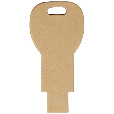 Schlüssel USB-Stick 2.0 aus recyceltem Papier, Kraftpapier, 1GB bedrucken, Art.-Nr. 1Z50006D Schlüssel USB-Stick 2.0 aus recyceltem Papier, Kraftpapier, 1GB bedrucken, Art.-Nr. 1Z50006D
