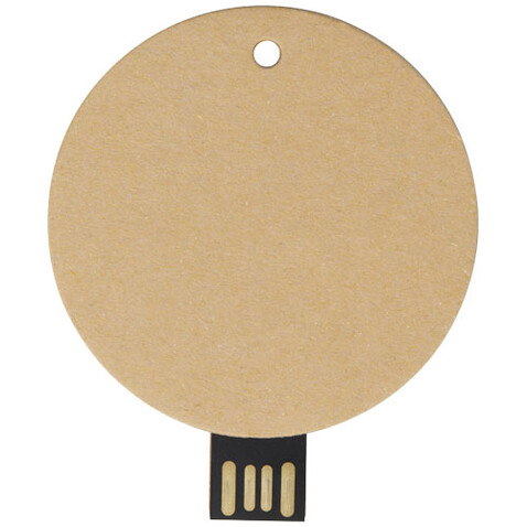 USB-Stick 2.0 rund aus recyceltem Papier, Kraftpapier, 1GB bedrucken, Art.-Nr. 1Z50206D USB-Stick 2.0 rund aus recyceltem Papier, Kraftpapier, 1GB bedrucken, Art.-Nr. 1Z50206D
