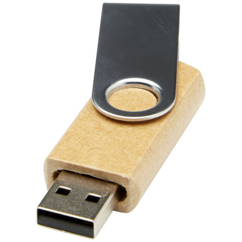 Rotate USB-Stick 2.0 aus recyceltem Papier, Kraftpapier, 1GB bedrucken, Art.-Nr. 1Z50306D Rotate USB-Stick 2.0 aus recyceltem Papier, Kraftpapier, 1GB bedrucken, Art.-Nr. 1Z50306D