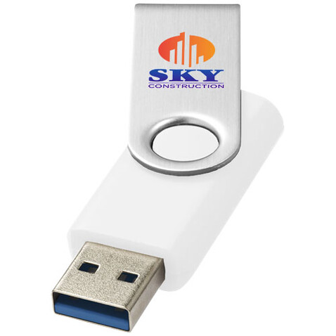 Rotate-basic USB-Stick 3.0, weiss, 16GB bedrucken, Art.-Nr. 1Z50601K Rotate-basic USB-Stick 3.0, weiss, 16GB bedrucken, Art.-Nr. 1Z50601K