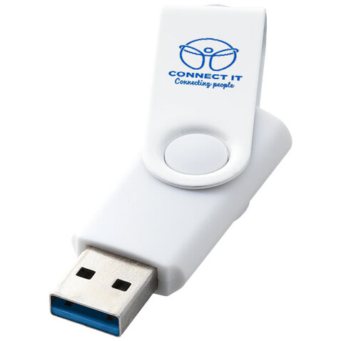 Rotate USB-Stick 3.0 aus Metall, weiss, 16GB bedrucken, Art.-Nr. 1Z50801K Rotate USB-Stick 3.0 aus Metall, weiss, 16GB bedrucken, Art.-Nr. 1Z50801K