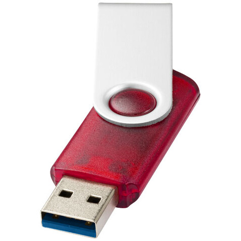 Rotate USB-Stick 3.0 transparent, rot, 32GB bedrucken, Art.-Nr. 1Z51021L Rotate USB-Stick 3.0 transparent, rot, 32GB bedrucken, Art.-Nr. 1Z51021L