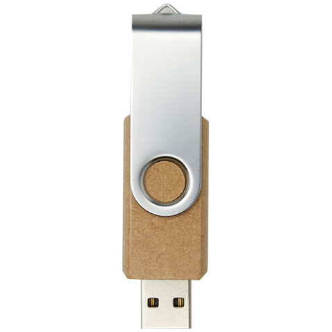 Rotate USB-Stick 3.0 aus recyceltem Papier, Kraftpapier, 16GB bedrucken, Art.-Nr. 1Z51106K