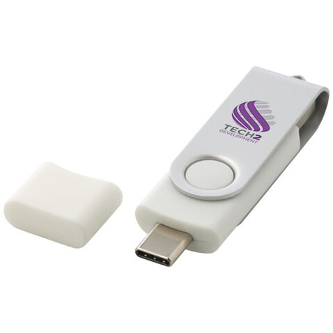 OTG Rotate USB Typ-C Stick, weiss, 1GB bedrucken, Art.-Nr. 1Z51401D OTG Rotate USB Typ-C Stick, weiss, 1GB bedrucken, Art.-Nr. 1Z51401D