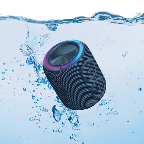Urban Vitamin Palmdale 16W IPX 7 Speaker aus RCS rPlastik schwarz bedrucken, Art.-Nr. P331.521