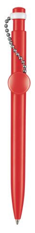 Kugelschreiber PIN PEN–signal-rot bedrucken, Art.-Nr. 00060_0601