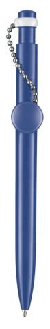 Kugelschreiber PIN PEN–azur-blau bedrucken, Art.-Nr. 00060_1300