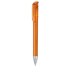 Kugelschreiber TOP SPIN FROZEN–flamingo-orange TR/FR bedrucken, Art.-Nr. 00083_3521