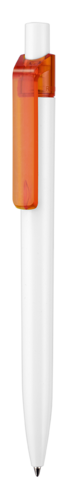 Kugelschreiber INSIDER ST–weiss/clementine-orange TR/FR bedrucken, Art.-Nr. 02310_0101_3547 Kugelschreiber INSIDER ST–weiss/clementine-orange TR/FR bedrucken, Art.-Nr. 02310_0101_3547