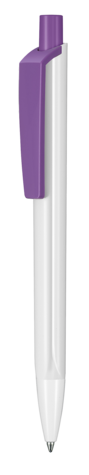 Kugelschreiber TRI-STAR P–weiss/violett bedrucken, Art.-Nr. 03532_0101_0903
