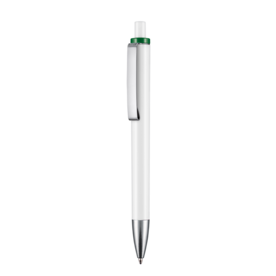 Kugelschreiber EXOS–weiss/minze-grün bedrucken, Art.-Nr. 07600_0101_1001