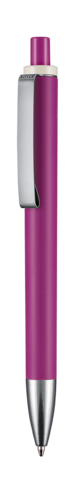 Kugelschreiber EXOS SOFT–fuchsia/elfenbein bedrucken, Art.-Nr. 07601_0810_0306 Kugelschreiber EXOS SOFT–fuchsia/elfenbein bedrucken, Art.-Nr. 07601_0810_0306