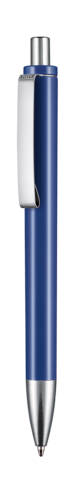 Kugelschreiber EXOS M–azur-blau bedrucken, Art.-Nr. 07602_1300