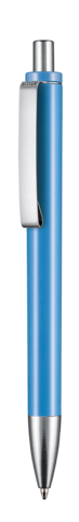 Kugelschreiber EXOS M–taubenblau bedrucken, Art.-Nr. 07602_1369