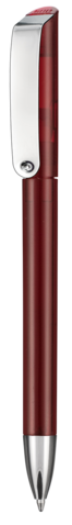 Kugelschreiber GLOSSY TRANSPARENT–rubin-rot TR/FR bedrucken, Art.-Nr. 10086_3630 Kugelschreiber GLOSSY TRANSPARENT–rubin-rot TR/FR bedrucken, Art.-Nr. 10086_3630
