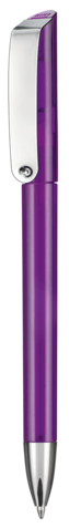 Kugelschreiber GLOSSY TRANSPARENT–amethyst bedrucken, Art.-Nr. 10086_3937 Kugelschreiber GLOSSY TRANSPARENT–amethyst bedrucken, Art.-Nr. 10086_3937