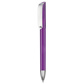 Kugelschreiber GLOSSY TRANSPARENT–amethyst bedrucken, Art.-Nr. 10086_3937