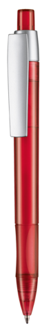 Kugelschreiber CETUS TRANSPARENT–feuer-rot TR/FR bedrucken, Art.-Nr. 10109_3609 Kugelschreiber CETUS TRANSPARENT–feuer-rot TR/FR bedrucken, Art.-Nr. 10109_3609