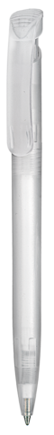 Kugelschreiber CLEAR FROZEN–frost-weiss TR/FR bedrucken, Art.-Nr. 12000_3100 Kugelschreiber CLEAR FROZEN–frost-weiss TR/FR bedrucken, Art.-Nr. 12000_3100