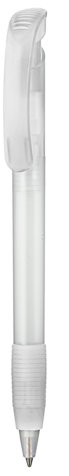 Kugelschreiber SOFT CLEAR FROZEN–frost-weiss TR/FR bedrucken, Art.-Nr. 12100_3100 Kugelschreiber SOFT CLEAR FROZEN–frost-weiss TR/FR bedrucken, Art.-Nr. 12100_3100