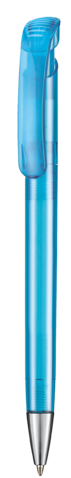 Kugelschreiber BONITA TRANSPARENT–caribic-blau TR/FR bedrucken, Art.-Nr. 12250_4110 Kugelschreiber BONITA TRANSPARENT–caribic-blau TR/FR bedrucken, Art.-Nr. 12250_4110