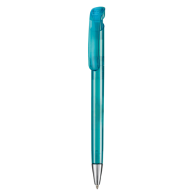 Kugelschreiber BONITA TRANSPARENT–türkis TR/FR bedrucken, Art.-Nr. 12250_4127