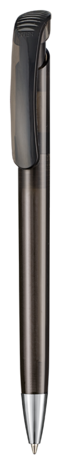Kugelschreiber BONITA TRANSPARENT–smoke grey bedrucken, Art.-Nr. 12250_4507 Kugelschreiber BONITA TRANSPARENT–smoke grey bedrucken, Art.-Nr. 12250_4507