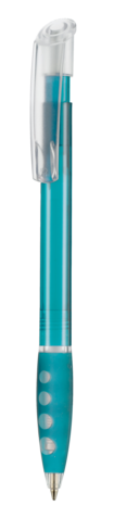 Kugelschreiber BUBBLE TRANSPARENT–türkis TR/FR bedrucken, Art.-Nr. 14400_4127 Kugelschreiber BUBBLE TRANSPARENT–türkis TR/FR bedrucken, Art.-Nr. 14400_4127