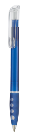Kugelschreiber BUBBLE TRANSPARENT–royal-blau TR/FR bedrucken, Art.-Nr. 14400_4303 Kugelschreiber BUBBLE TRANSPARENT–royal-blau TR/FR bedrucken, Art.-Nr. 14400_4303