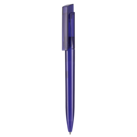 Kugelschreiber FRESH TRANSPARENT–ozean-blau TR/FR bedrucken, Art.-Nr. 15800_4333