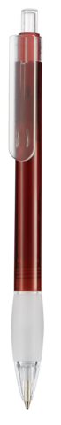 Kugelschreiber DIVA TRANSPARENT–rubin-rot TR/FR bedrucken, Art.-Nr. 18198_3630 Kugelschreiber DIVA TRANSPARENT–rubin-rot TR/FR bedrucken, Art.-Nr. 18198_3630