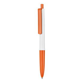 Kugelschreiber NEW BASIC–weiss/orange bedrucken, Art.-Nr. 19300_0101_0501