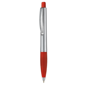Kugelschreiber CLUB SILVER–feuer-rot TR/FR bedrucken, Art.-Nr. 28800_3609