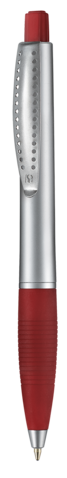 Kugelschreiber CLUB SILVER–rubin-rot TR/FR bedrucken, Art.-Nr. 28800_3630