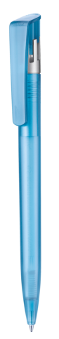 Kugelschreiber ALL-STAR FROZEN SI–caribic-blau TR/FR bedrucken, Art.-Nr. 30070_4110 Kugelschreiber ALL-STAR FROZEN SI–caribic-blau TR/FR bedrucken, Art.-Nr. 30070_4110