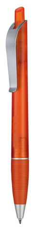 Kugelschreiber BOND FROZEN–flamingo-orange TR/FR bedrucken, Art.-Nr. 38900_3521 Kugelschreiber BOND FROZEN–flamingo-orange TR/FR bedrucken, Art.-Nr. 38900_3521