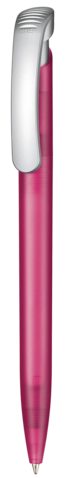 Kugelschreiber CLEAR FROZEN SI–magenta-pink TR/FR bedrucken, Art.-Nr. 42000_3806 Kugelschreiber CLEAR FROZEN SI–magenta-pink TR/FR bedrucken, Art.-Nr. 42000_3806