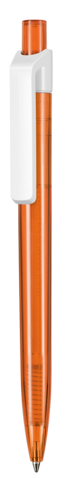 Kugelschreiber INSIDER TRANSPARENT S–clementine-orange TR/FR bedrucken, Art.-Nr. 42300_3547 Kugelschreiber INSIDER TRANSPARENT S–clementine-orange TR/FR bedrucken, Art.-Nr. 42300_3547