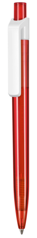Kugelschreiber INSIDER TRANSPARENT S–feuer-rot TR/FR bedrucken, Art.-Nr. 42300_3609 Kugelschreiber INSIDER TRANSPARENT S–feuer-rot TR/FR bedrucken, Art.-Nr. 42300_3609