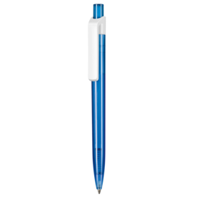 Kugelschreiber INSIDER TRANSPARENT S–royal-blau TR/FR bedrucken, Art.-Nr. 42300_4303