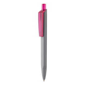 Kugelschreiber TRI-STAR SOFT STP–stein-grau/magenta-pink TR/FR bedrucken, Art.-Nr. 43531_1400_3806
