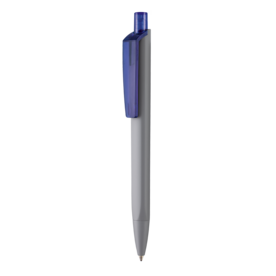 Kugelschreiber TRI-STAR SOFT STP–stein-grau/ozean-blau TR/FR bedrucken, Art.-Nr. 43531_1400_4333