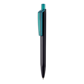 Kugelschreiber TRI-STAR SOFT STP–schwarz/smaragd-grün TR/FR bedrucken, Art.-Nr. 43531_1500_4044