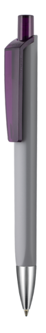 Kugelschreiber TRI-STAR SOFT ST–stein-grau/pflaume-lila TR/FR bedrucken, Art.-Nr. 43533_1400_3903 Kugelschreiber TRI-STAR SOFT ST–stein-grau/pflaume-lila TR/FR bedrucken, Art.-Nr. 43533_1400_3903