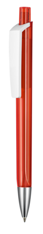 Kugelschreiber TRI-STAR TRANSPARENT S–feuer-rot TR/FR bedrucken, Art.-Nr. 53530_3609 Kugelschreiber TRI-STAR TRANSPARENT S–feuer-rot TR/FR bedrucken, Art.-Nr. 53530_3609