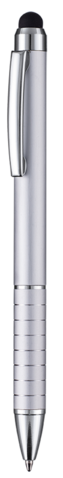 Kugelschreiber TOUCHPEN SILBER–silber bedrucken, Art.-Nr. 67500_5112